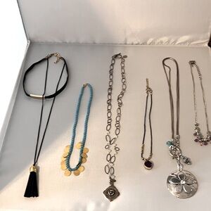 Necklace bundle of six.